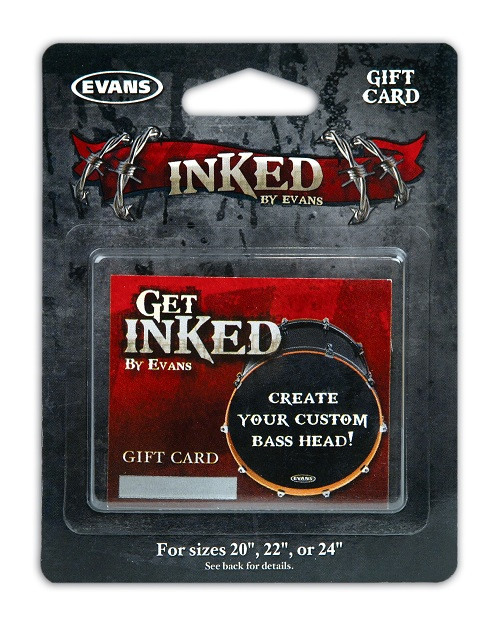 Hlavní obrázek Jiné příslušenství EVANS INKCARDB Inked by Evans Gift Card