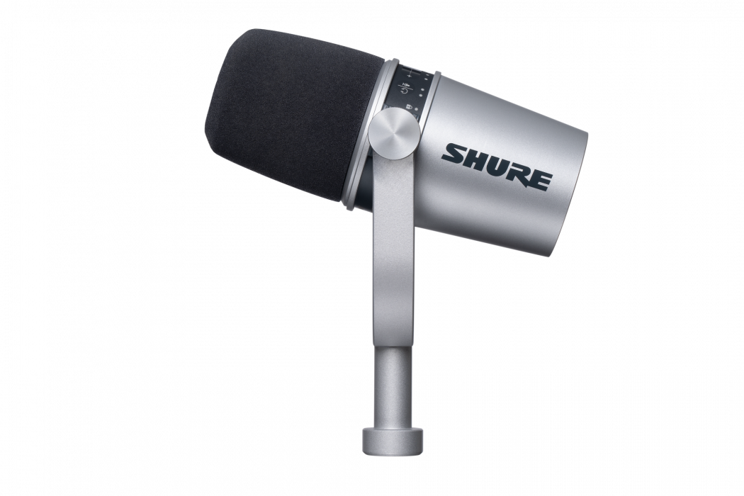 Hlavní obrázek Mikrofony pro rozhlasové vysílání SHURE MV7-S (silver)