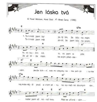 Hlavní obrázek Zpěvníky a učebnice PUBLIKACE Karel Gott - Souhrnný zpěvník 1