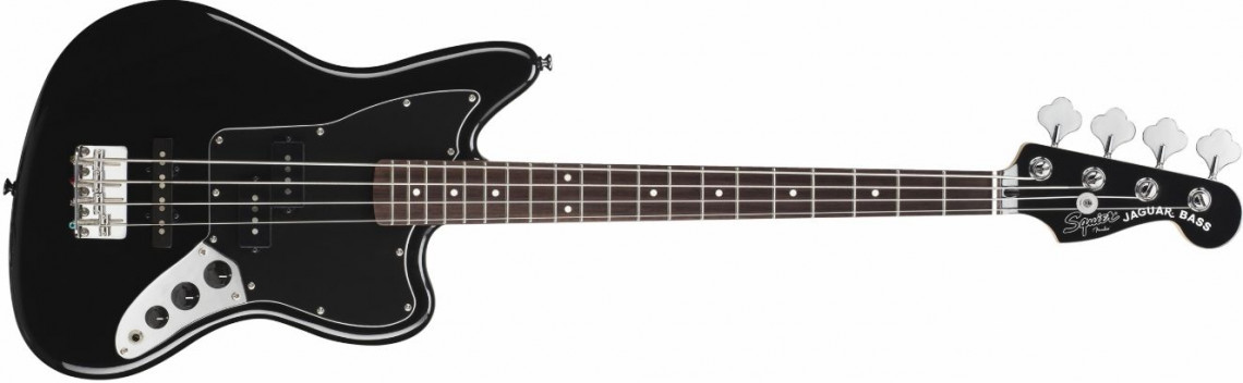 Hlavní obrázek Alternativní  FENDER SQUIER Vintage Modified Jaguar Bass Special SS Black Laurel