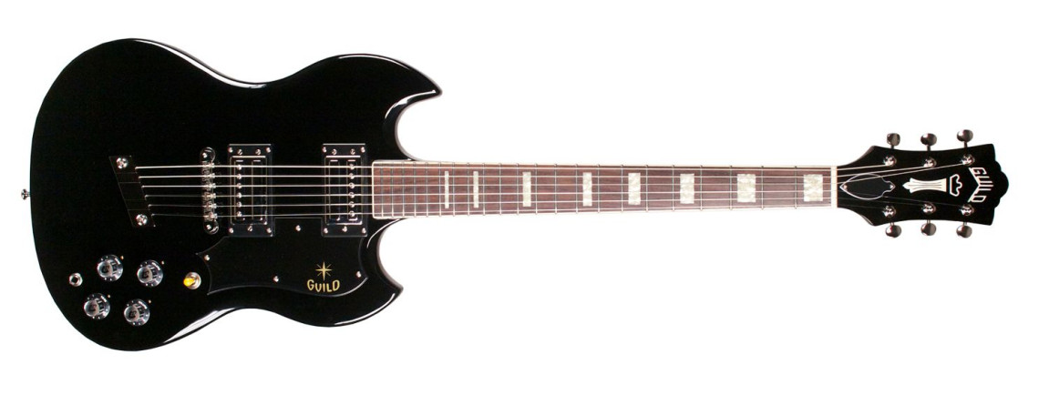 Hlavní obrázek Elektrické kytary GUILD S-100 Polara Black A-Stock