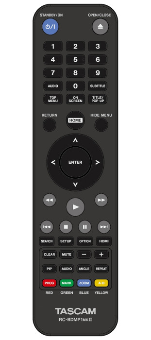 Hlavní obrázek Profesionální CD/DVD/USB/SD/MC přehrávače TASCAM BD-MP1MKII