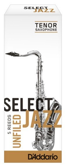 E-shop Rico RRS05TSX3H Select Jazz - Tenor Saxophone Reeds - Unfiled - 3 Hard - 5 Box