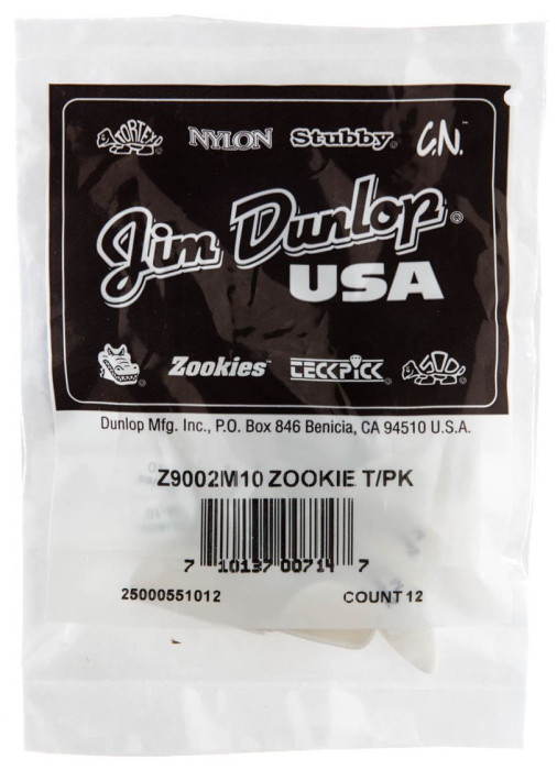 Hlavní obrázek Prstýnky DUNLOP Zookies Medium Thumbpicks 10 Degree Angle