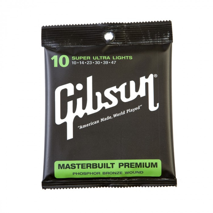 Hlavní obrázek Tvrdost .010 GIBSON Masterbuilt Premium - .010 - .047
