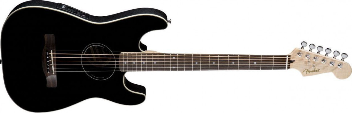 Hlavní obrázek Další tvary FENDER Stratacoustic Black