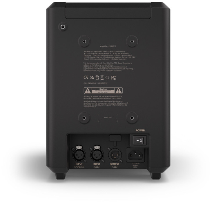 Hlavní obrázek Aktivní monitory s AES / SPDIF / USB digitálním vstupem PALMER ORBIT 11