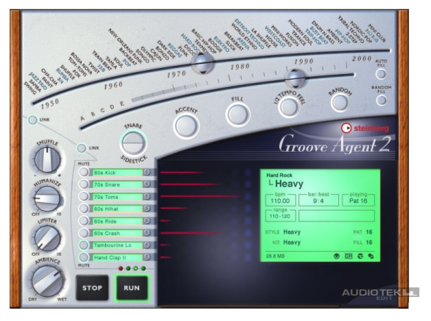 Hlavní obrázek Virtuální nástroje STEINBERG Groove Agent 3.0 UP z 1.