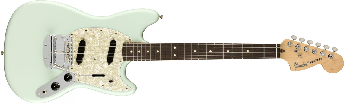 Hlavní obrázek Alternativní FENDER American Performer Mustang Satin Sonic Blue Rosewood