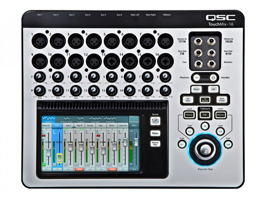 Hlavní obrázek Digitální mixpulty QSC TouchMix16 B STOCK