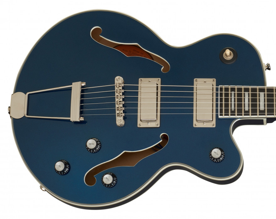 Hlavní obrázek Semiakustické a jazzové EPIPHONE Uptown Kat ES Sapphire Blue Metallic