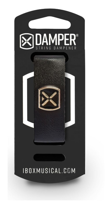 iBOX DSSM02 Damper small - Leather iron tag - black