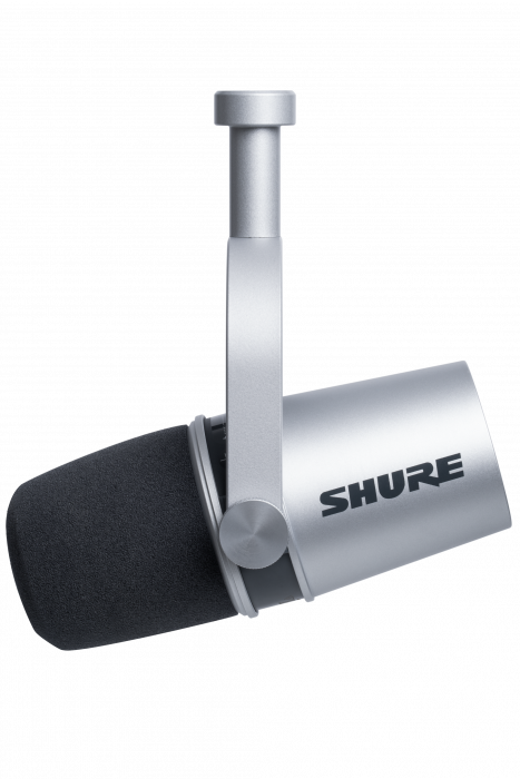 Hlavní obrázek Mikrofony pro rozhlasové vysílání SHURE MV7-S (silver)