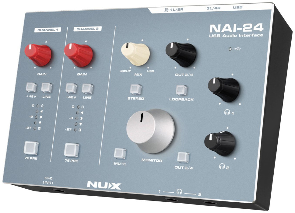 Hlavní obrázek USB zvukové karty NUX NAI-24 USB Audio Interface