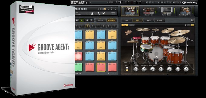 Hlavní obrázek Virtuální nástroje STEINBERG Groove Agent 4