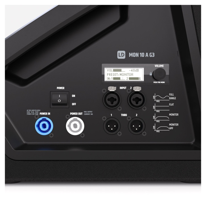 Hlavní obrázek Aktivní pódiové odposlechy LD SYSTEMS MON 10 A G3