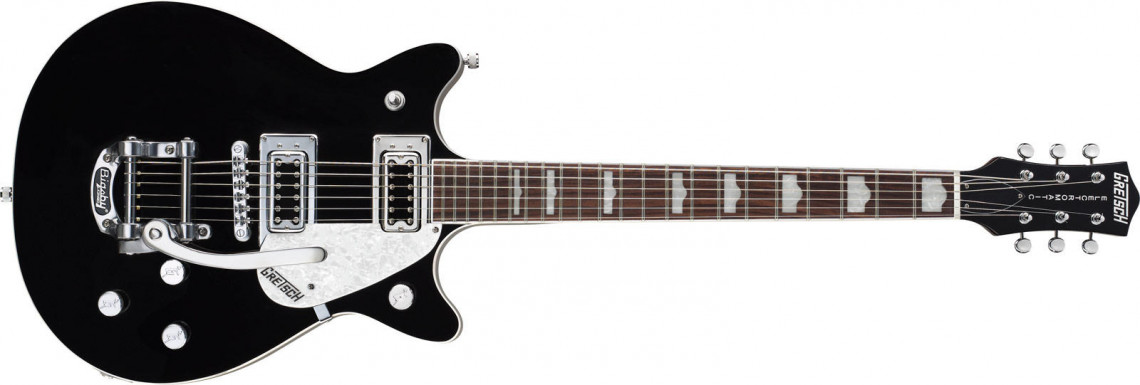 Hlavní obrázek Alternativní GRETSCH G5445T Double Jet with Bibsby, Rosewood Fingerboard - Black