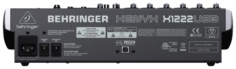 Hlavní obrázek Mixážní pulty s efektem BEHRINGER XENYX X1222USB