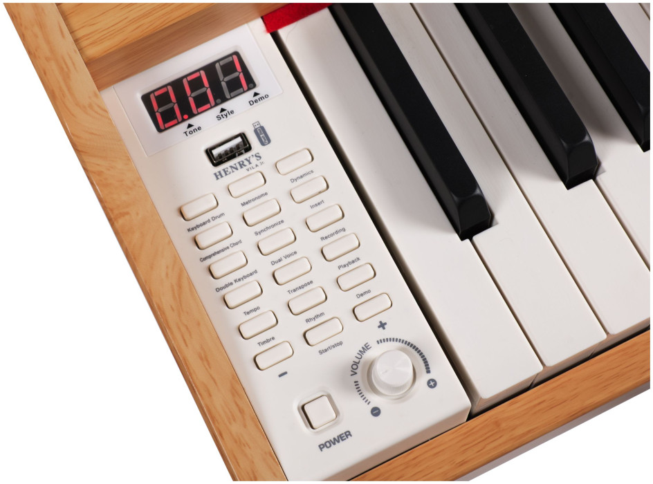 Hlavní obrázek Klávesy HENRY’S Jr. Vila DPV055 - Natural