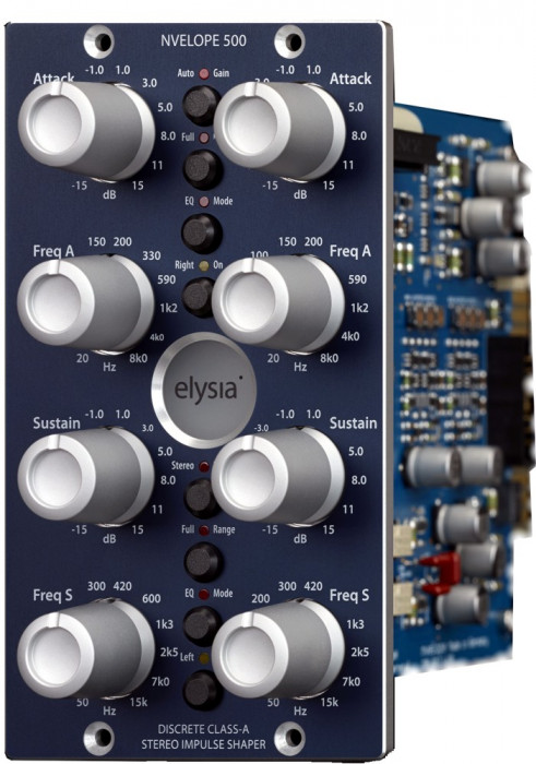 Hlavní obrázek API 500 a RackPack dynamické procesory ELYSIA nvelope 500