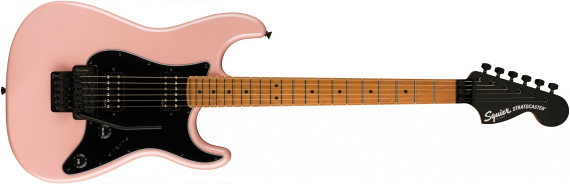 Levně Fender Squier Contemporary Stratocaster HH FR Shell Pink Pearl Roasted Maple
