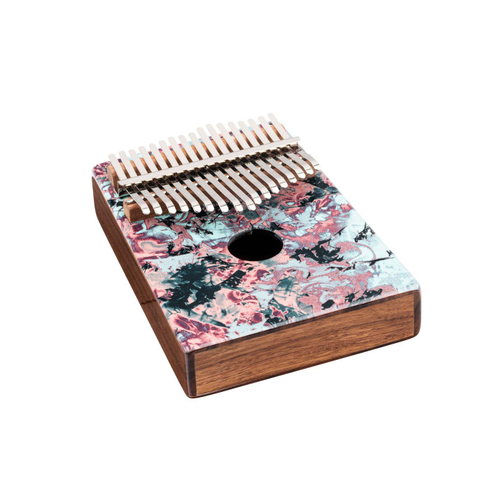 Hlavní obrázek Kalimby MEINL KA17CR Sound Hole Designer Kalimba - Coral Reef