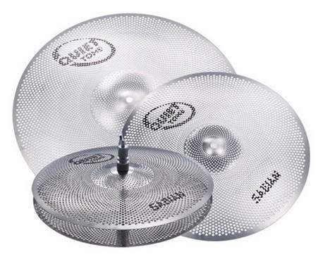 Hlavní obrázek Tréninkové pady SABIAN QTPC503 Quiet Tone Practice Cymbal Set
