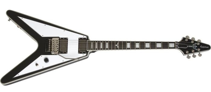 Hlavní obrázek Hard&heavy EPIPHONE Richie Faulkner Flying-V Ebony