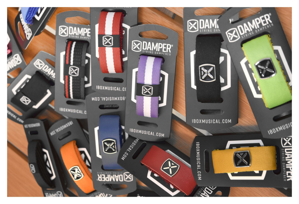 Hlavní obrázek Tlumítka IBOX DSSM02 Damper small - Leather iron tag - black