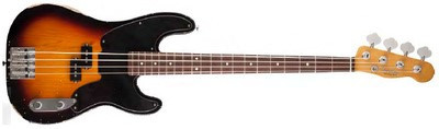 Hlavní obrázek PB modely FENDER Mike Dirnt Roadworn Precission Bass, Rosewood Fingerboard - 3 Tone Sunburst