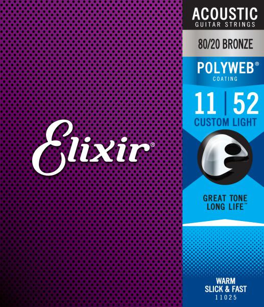 Elixir 11025 Custom Light .11 - .52