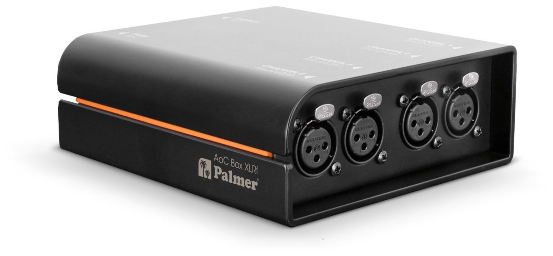 Hlavní obrázek Ethernet a ostatní zvukové karty PALMER AoC Box XLRf
