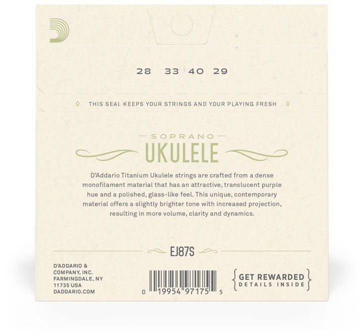 Hlavní obrázek Sopránové D'ADDARIO EJ87S