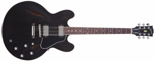 Hlavní obrázek Semiakustické a jazzové GIBSON ES-335 Satin 2019 Trans Black