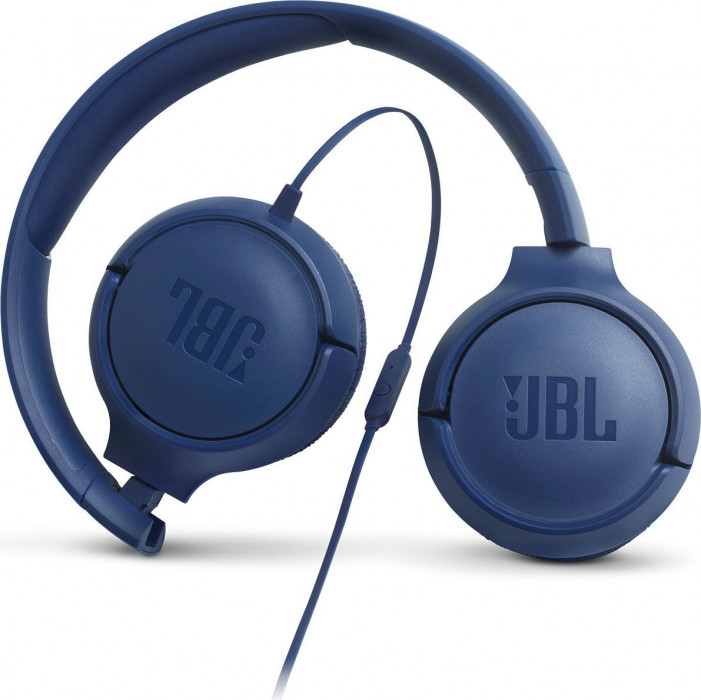 Hlavní obrázek Na uši (s kabelem) JBL Tune 500 Blue
