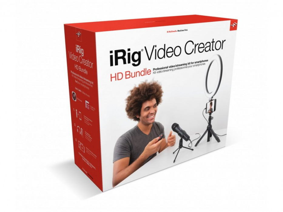 Hlavní obrázek Mikrofony pro video a foto IK MULTIMEDIA iRig Mic Video Creator HD Bundle