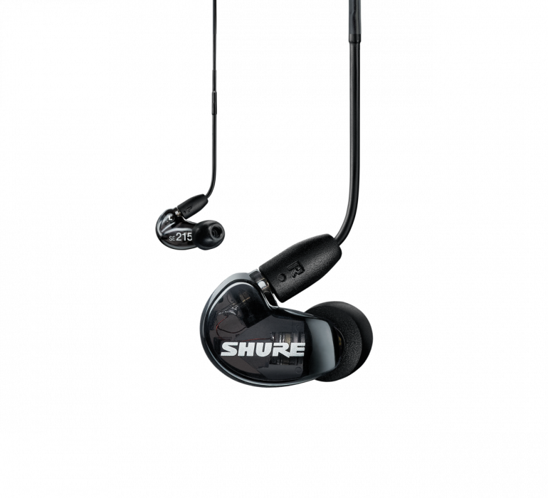Hlavní obrázek Bezdrátová do uší SHURE SE215 - černá in-ear sluchátka Bluetooth s RMCE-BT2