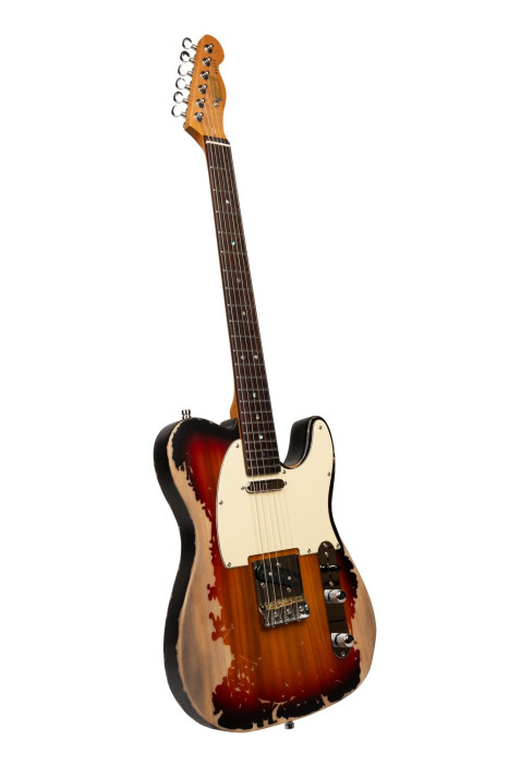 Hlavní obrázek Elektrické kytary HENRY’S Space TL-1 The Planet - Sunburst Aged B-Stock
