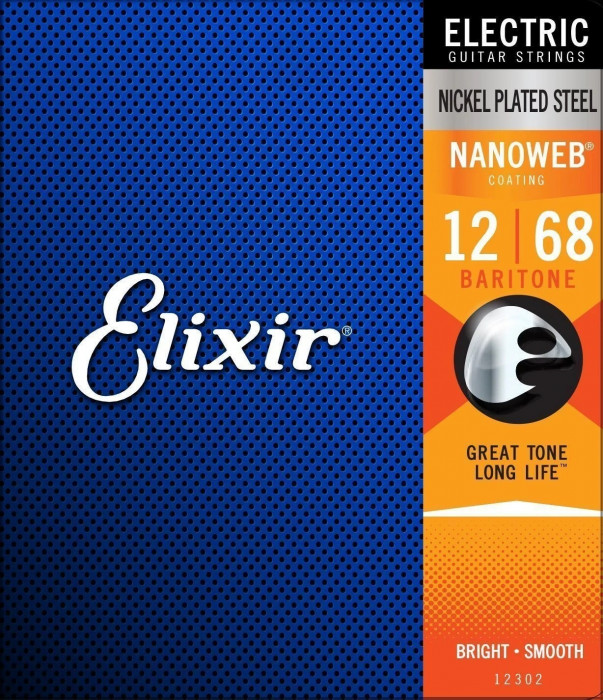 Hlavní obrázek Ostatní struny pro elektrickou kytaru ELIXIR Electric Nanoweb 12302 Baritone