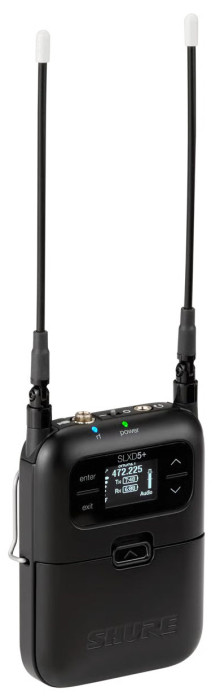 Hlavní obrázek Samostatné přijímače k bezdrátovým systémům SHURE SLXD5+-G65