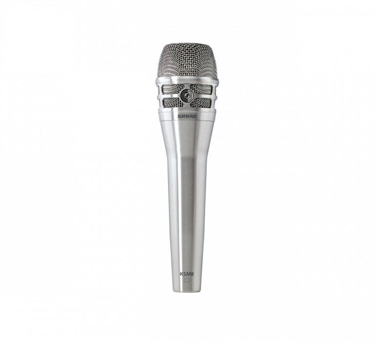 Hlavní obrázek Dynamické pódiové vokální mikrofony SHURE KSM8 Nickel