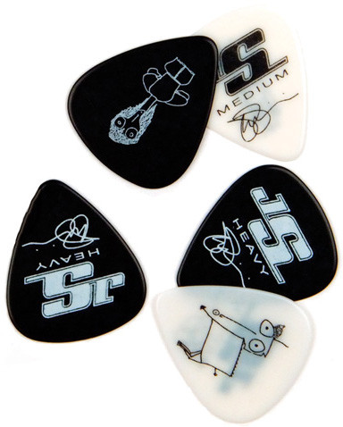 Hlavní obrázek Tvrdost  0.73 PLANET WAVES 1CWH4-10JS Joe Satriani Medium White 10ks