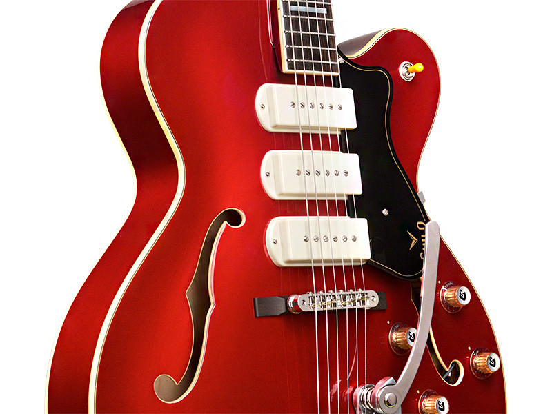 Hlavní obrázek Semiakustické a jazzové GUILD X-350 Stratford - Scarlet Red