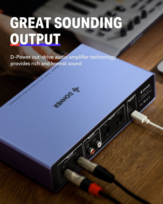 Hlavní obrázek USB zvukové karty DONNER Livejack 2X2