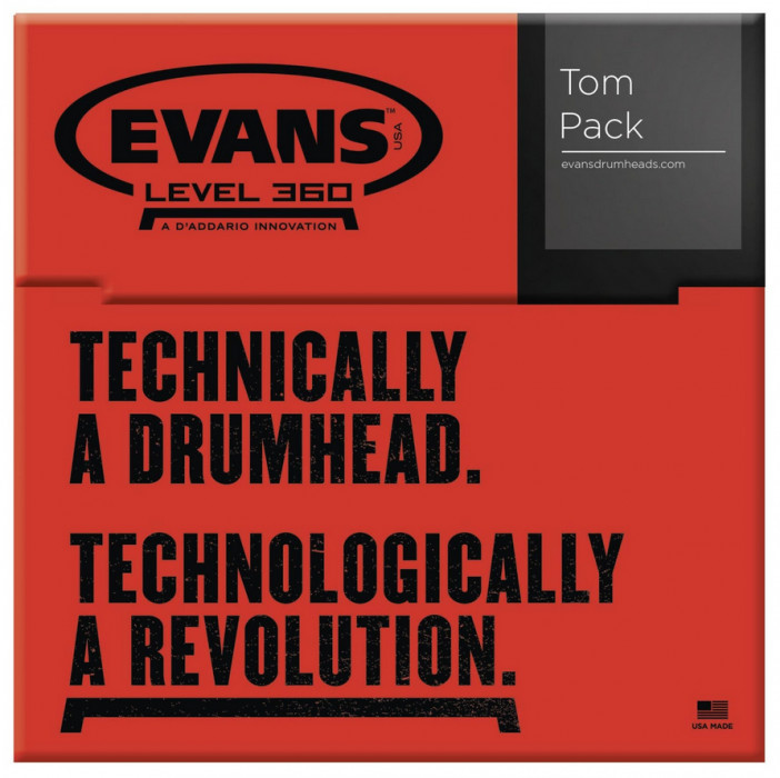 E-shop Evans ETP-G1CLR-S G1 Clear Tom Pack - Standard
