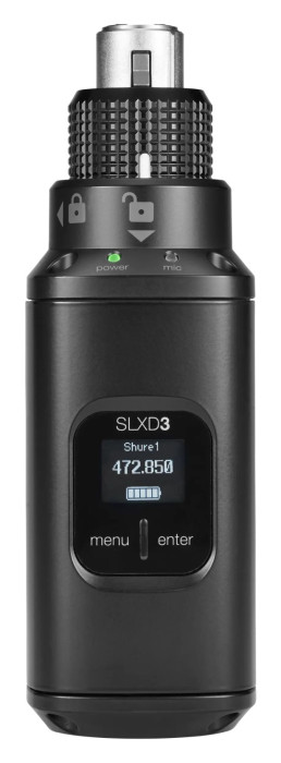 Shure Pro SLXD3 K59 606-650 MHz