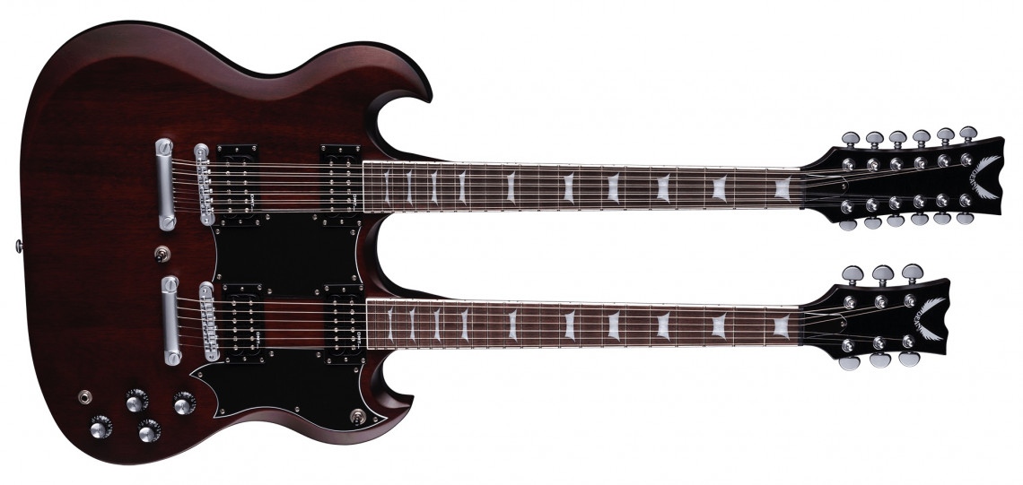 Hlavní obrázek Alternativní DEAN GUITARS Gran Sport Double Neck Worn Brown