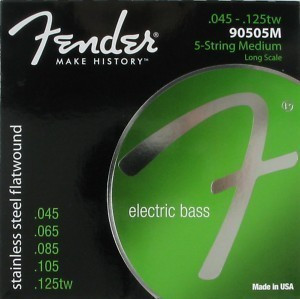 Hlavní obrázek  FENDER Stainless 9050 Bass Steel Flatwound 9050-5M - .045 - .125