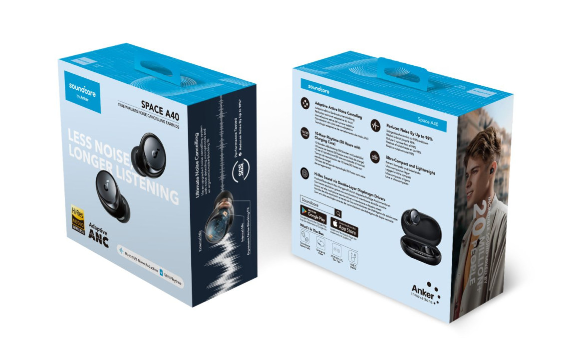 Hlavní obrázek Bezdrátová do uší ANKER Soundcore Space A40 Black