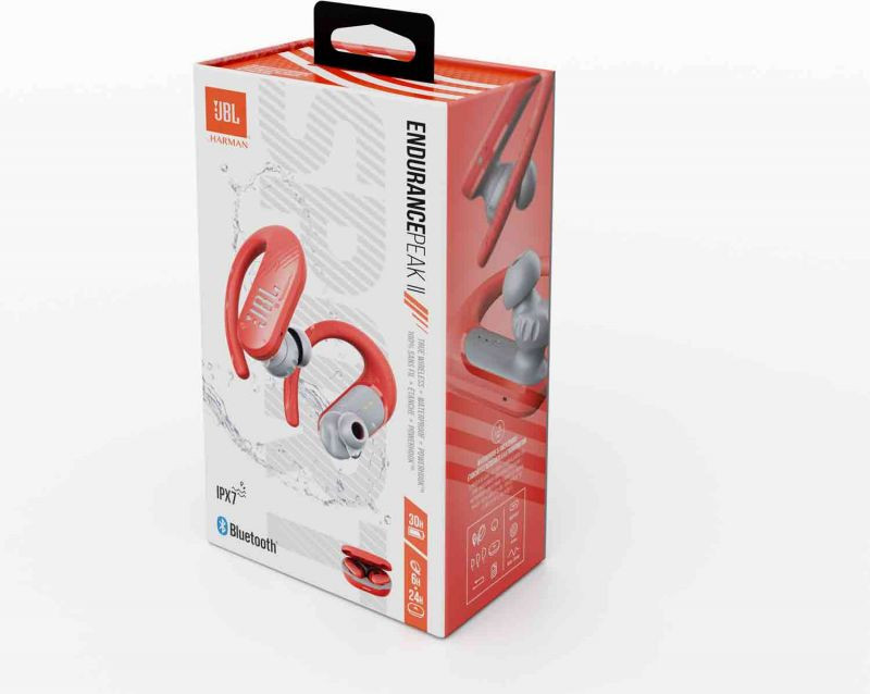 Hlavní obrázek Bezdrátová do uší JBL Endurance Peak II Coral